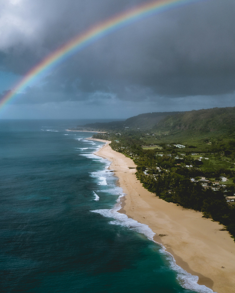 north shore oahu rainbow