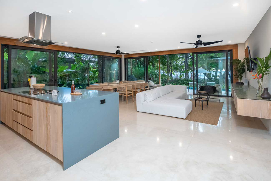nantipa beachfront villa downstairs living space