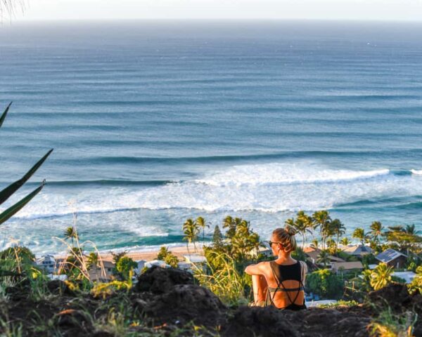 North Shore Oahu sunset pillbox hike
