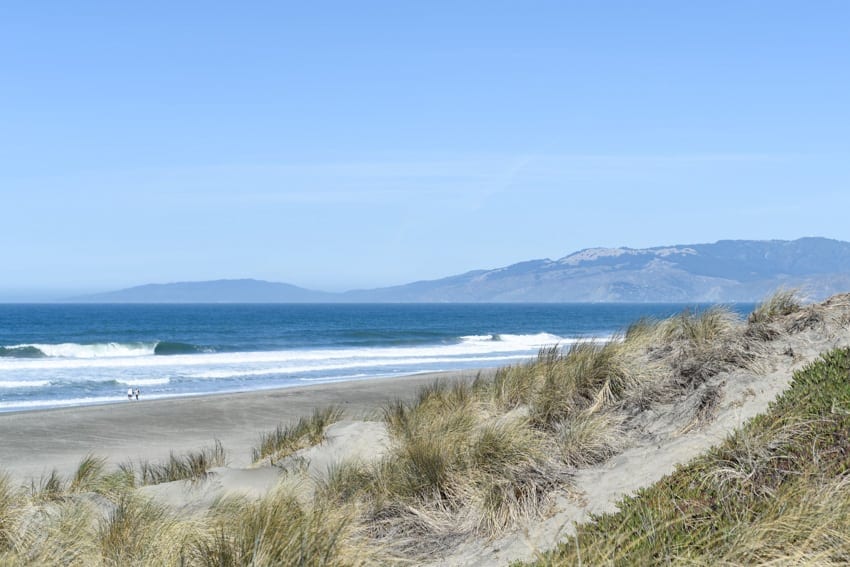 surfing california